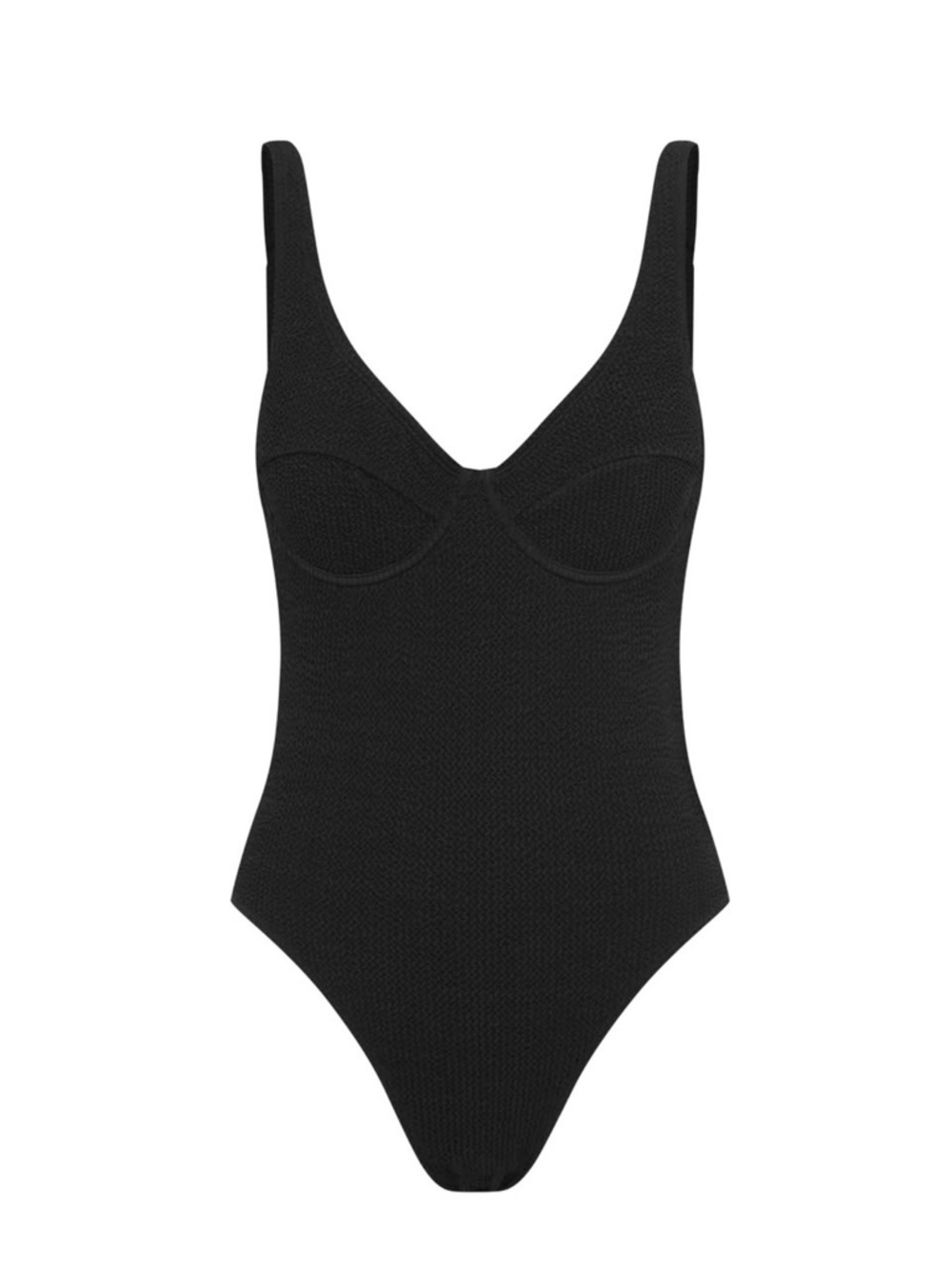 Somerfield Hyams One Piece - Jet Swim Black Medium